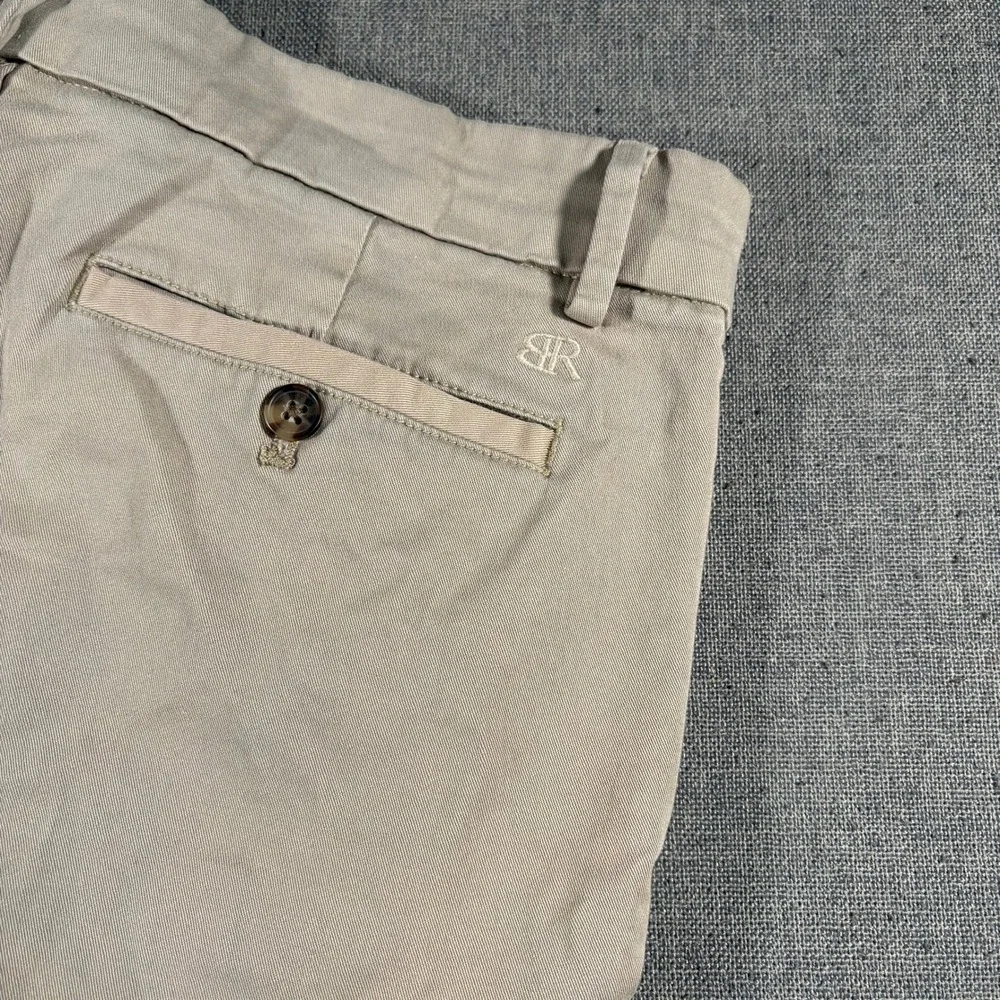 Banana Republic Chino Pants Mens 32x30 Khaki Tan Straight Leg Cotton Twill